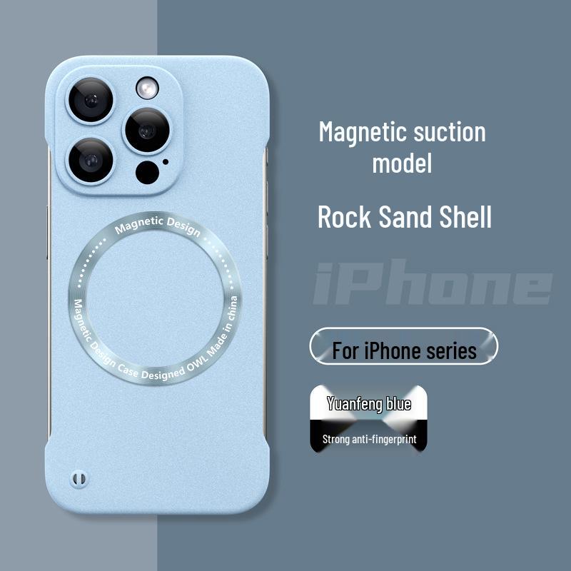 Compatible with iPhone 15/14 Pro Max: Rock Sand Shell, Semi-Wrapped, Bare Metal Feel, Magnetic Case. 15
Compatible with iPhone 15/14 Pro Max: Rock Sand Shell, Semi-Wrapped, Bare Metal Feel, Magnetic Case. 15