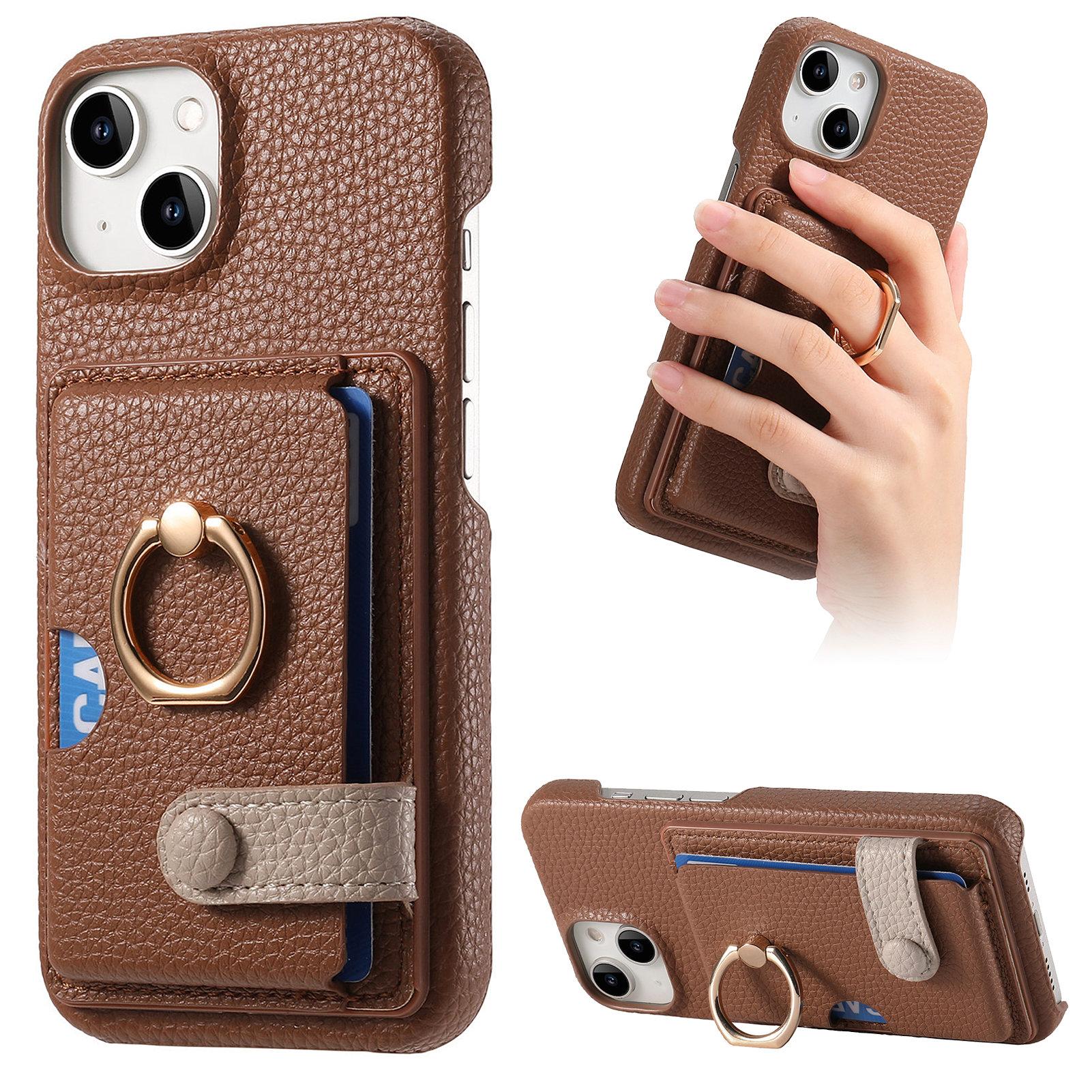 Ring Holder Cards Solt Wallet Leather Case For iphone 15 14 Pro Max 13 12 Mini 11 XS XR X 7 8 Plus SE2022 Bag Stand Lichee Cover For iphone SE2020 темно-коричневого кольору
Ring Holder Cards Solt Wallet Leather Case For iphone 15 14 Pro Max 13 12 Mini 11 XS XR X 7 8 Plus SE2022 Bag Stand Lichee Cover For iphone SE2020 темно-коричневого кольору
