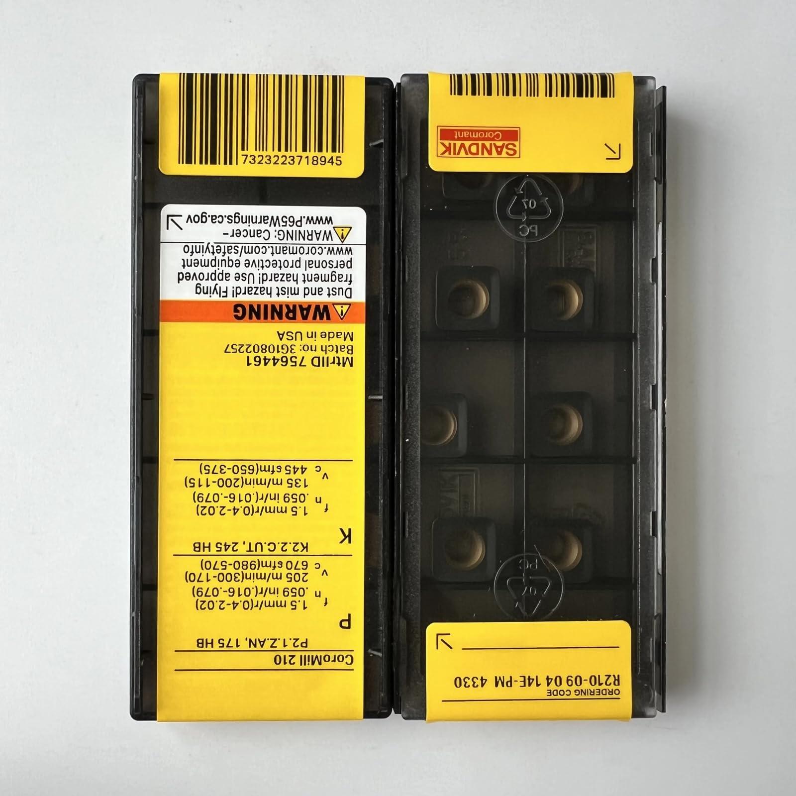 Оригінальна твердосплавна пластина Sandvik / R210-090414E-PM 4330 для токарного верстата з ЧПК, 10 шт.
Оригінальна твердосплавна пластина Sandvik / R210-090414E-PM 4330 для токарного верстата з ЧПК, 10 шт.