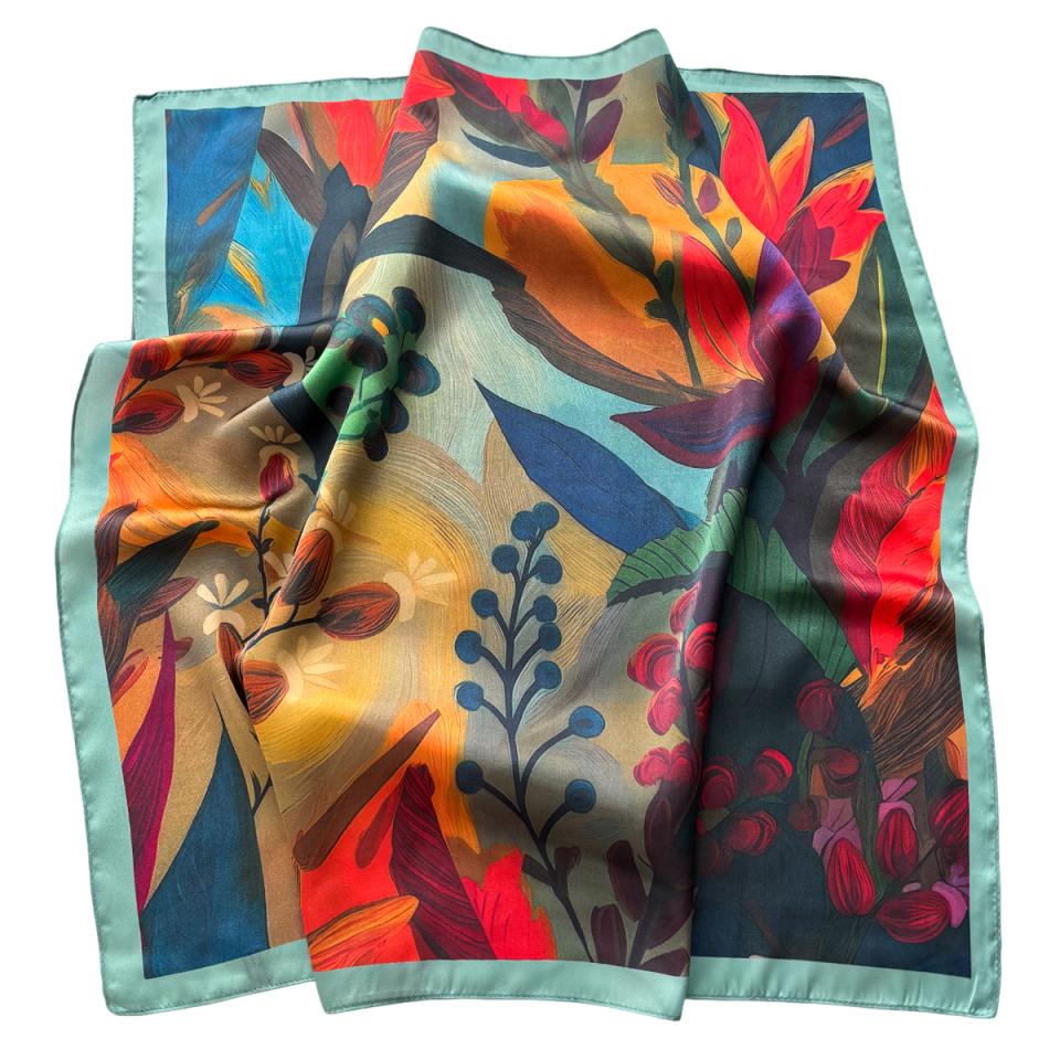 Stylish Floral Imitation Silk Scarves Bandanas Square Scarf For Women Luxury Hijab Neckerchief Hairband Elegant Shawl Wraps
Stylish Floral Imitation Silk Scarves Bandanas Square Scarf For Women Luxury Hijab Neckerchief Hairband Elegant Shawl Wraps