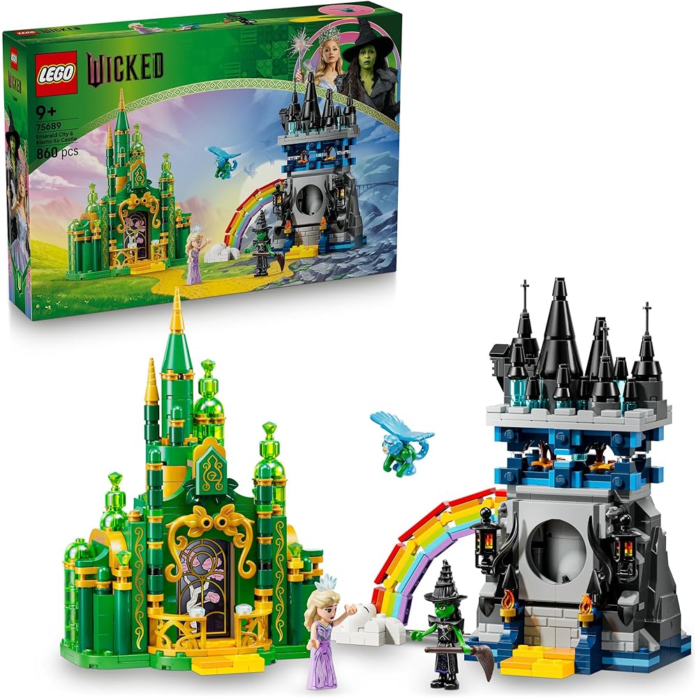 LEGO Wicked Emerald City and Kiamo Castle Building Set for Kids 9-11 Years Old Educational Toy Blocks
LEGO Wicked Emerald City and Kiamo Castle Building Set for Kids 9-11 Years Old Educational Toy Blocks