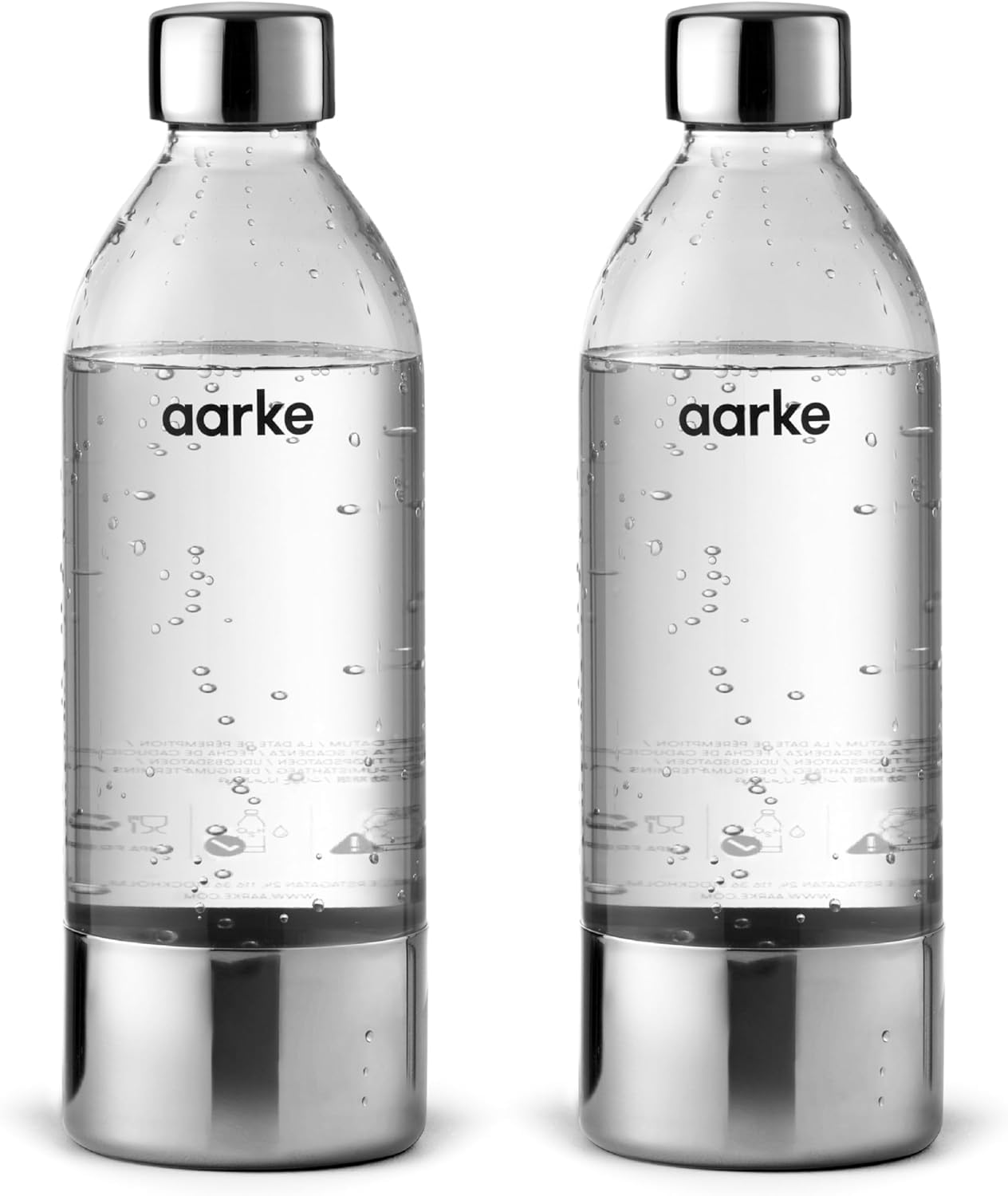 бутылка ПЭТ для газирования aarke (800 мл x 2 шт.) ПЭТ-бутылка без БФА, цвет ClearSteel Silver, нержавеющая сталь
бутылка ПЭТ для газирования aarke (800 мл x 2 шт.) ПЭТ-бутылка без БФА, цвет ClearSteel Silver, нержавеющая сталь