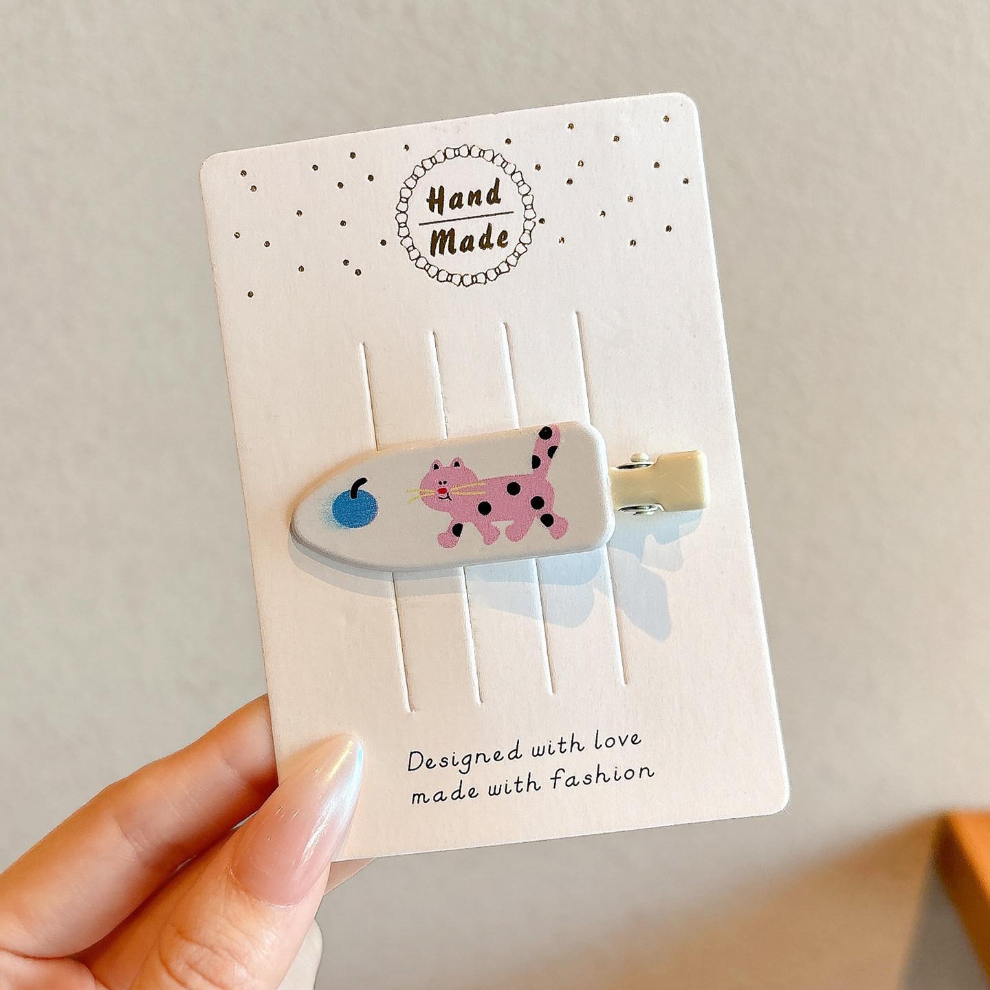 Cute Bear Seamless Hairpin Cartoon Woman Side Bangs Clip Forehead Broken Hair Duckbill Clip Small Fresh Hair Accessories
Cute Bear Seamless Hairpin Cartoon Woman Side Bangs Clip Forehead Broken Hair Duckbill Clip Small Fresh Hair Accessories