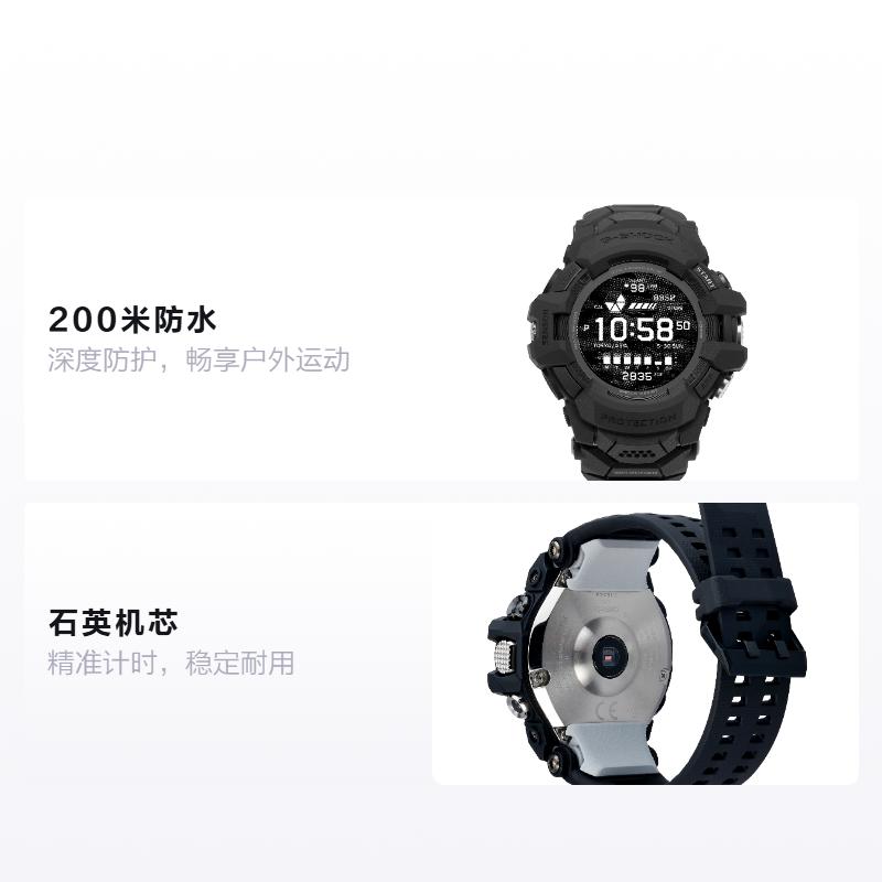 CASIO G-SQUAD series 200 meters waterproof sports Quartz resin strap men s watch black dial GSW-H1000-1AJR чорний
CASIO G-SQUAD series 200 meters waterproof sports Quartz resin strap men s watch black dial GSW-H1000-1AJR чорний