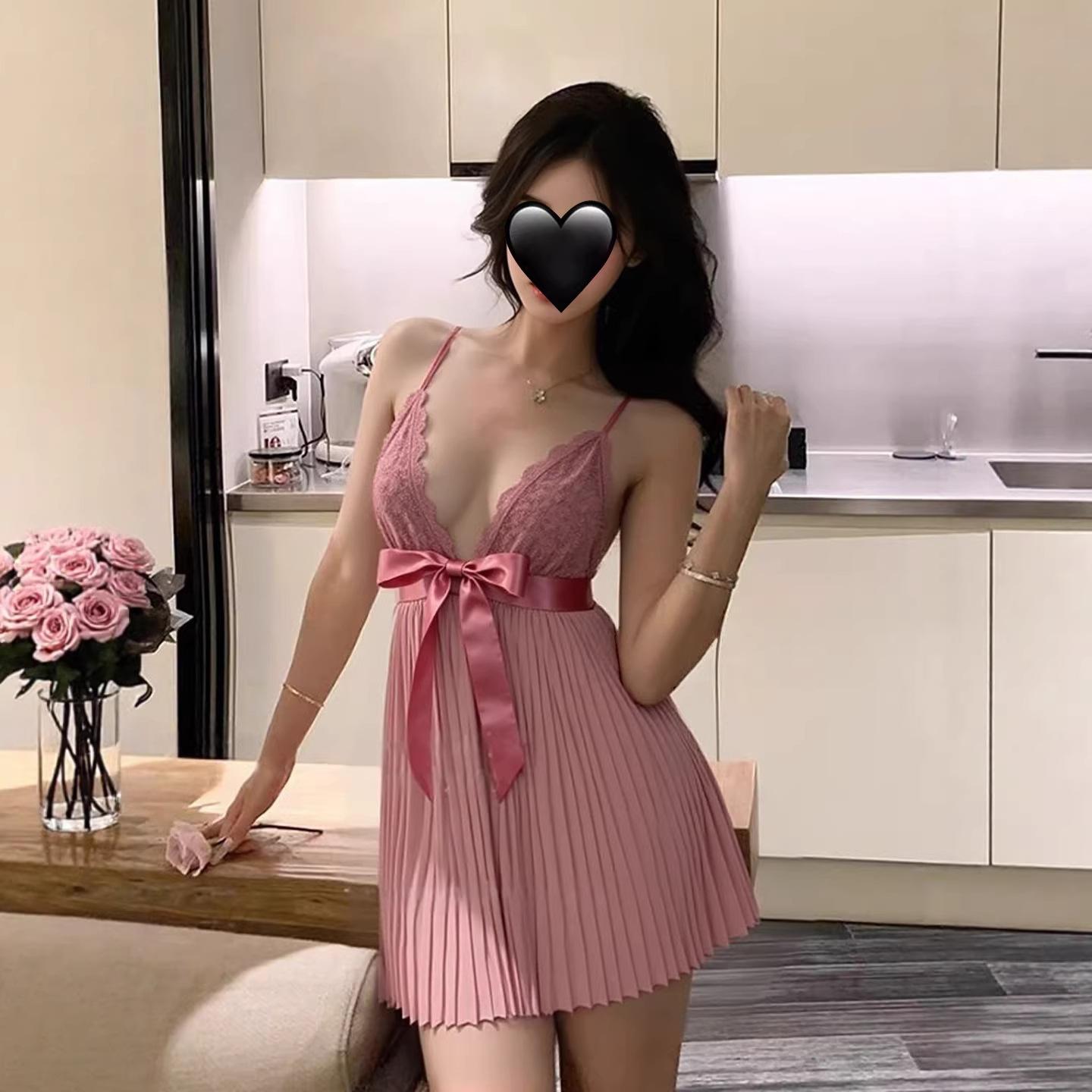 Pure desire style advanced pajamas bow sexy lace pleated suspender pajamas women s exquisite One size fits all розовый
Pure desire style advanced pajamas bow sexy lace pleated suspender pajamas women s exquisite One size fits all розовый