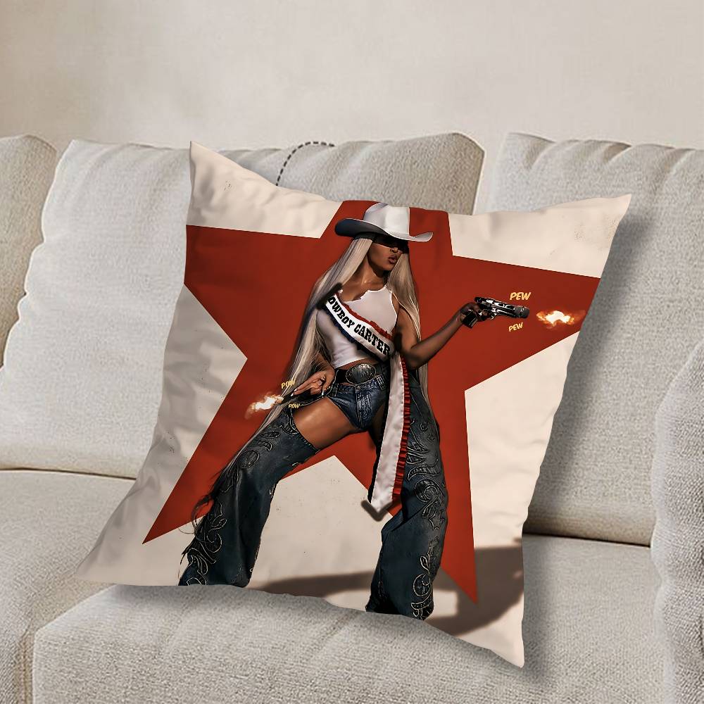 B-BEYONCE-ES Cowboy Carter Pillow Case Sofa Living Room Bedroom Headboard Backrest Cushion Square Cushion Nap Time 30cmx30cm
B-BEYONCE-ES Cowboy Carter Pillow Case Sofa Living Room Bedroom Headboard Backrest Cushion Square Cushion Nap Time 30cmx30cm