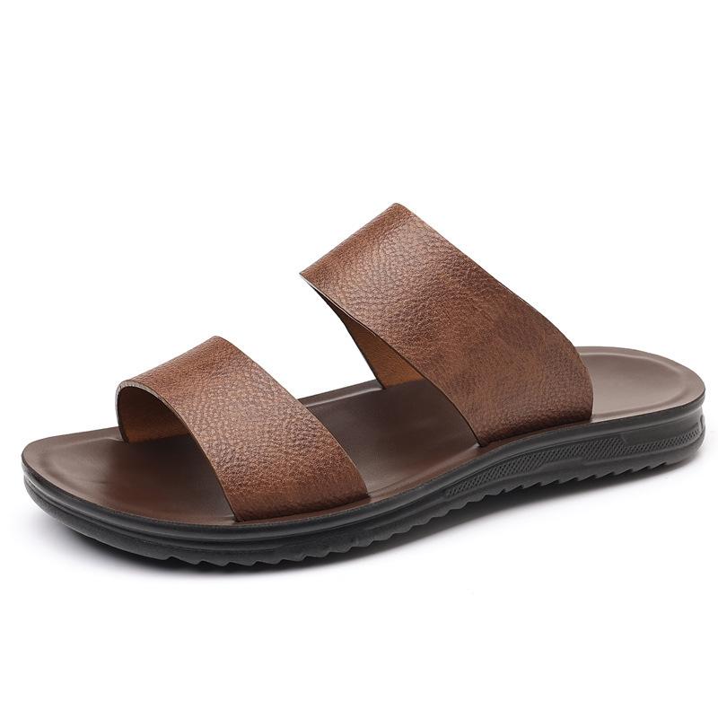 Slippers men s summer new men s breathable trend beach shoes non-slip cool slippers soft sole outside sandals one-word drag 38 коричневый
Slippers men s summer new men s breathable trend beach shoes non-slip cool slippers soft sole outside sandals one-word drag 38 коричневый