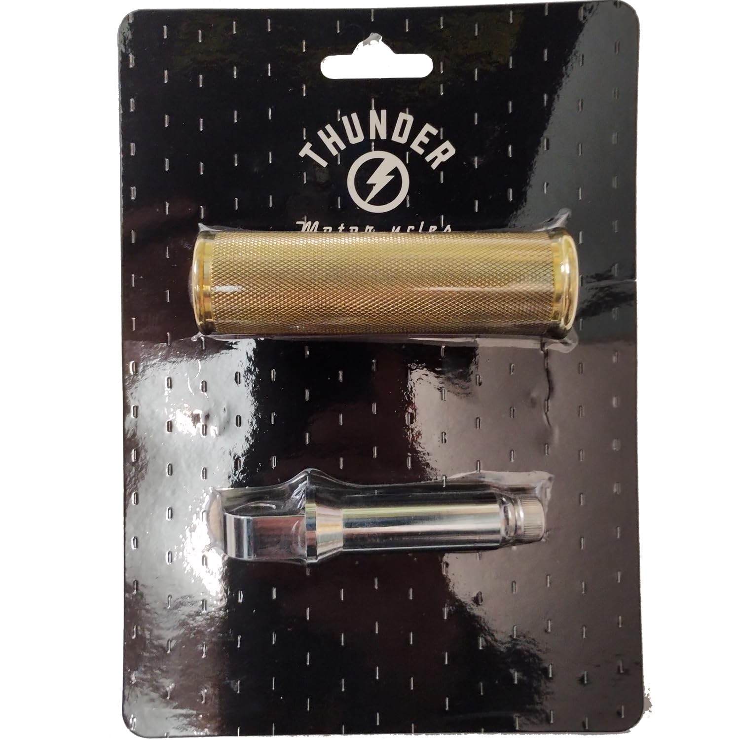 THUNDER MOTORCYCLES Thunder 250 Original brass foot peg Manufacturer option Custom parts (1 piece) thunder-PT-or2
THUNDER MOTORCYCLES Thunder 250 Original brass foot peg Manufacturer option Custom parts (1 piece) thunder-PT-or2