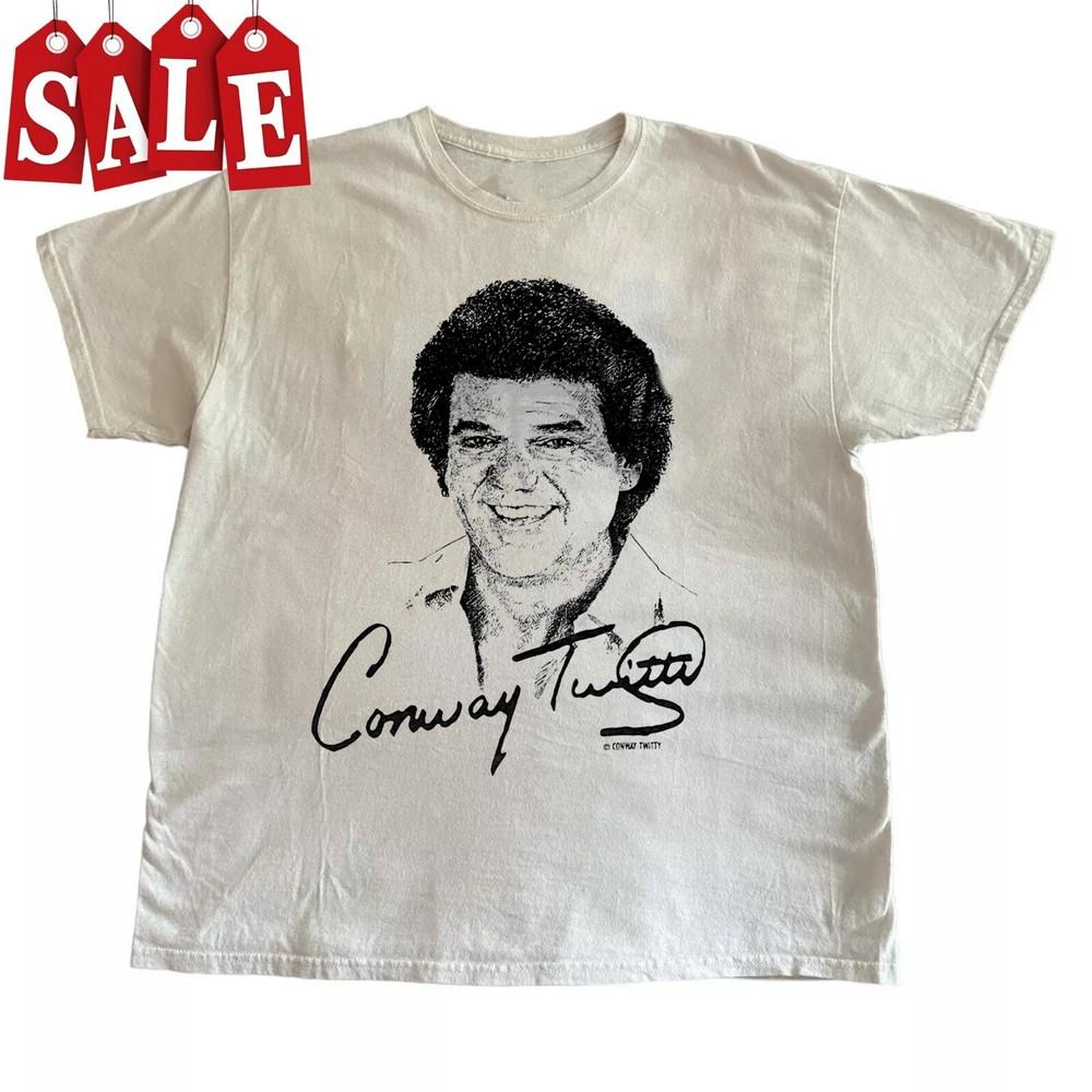 Vintage Conway Twitty Concert White Unisex S235XL Shirt Unisex T-Shirt XXXXL
Vintage Conway Twitty Concert White Unisex S235XL Shirt Unisex T-Shirt XXXXL