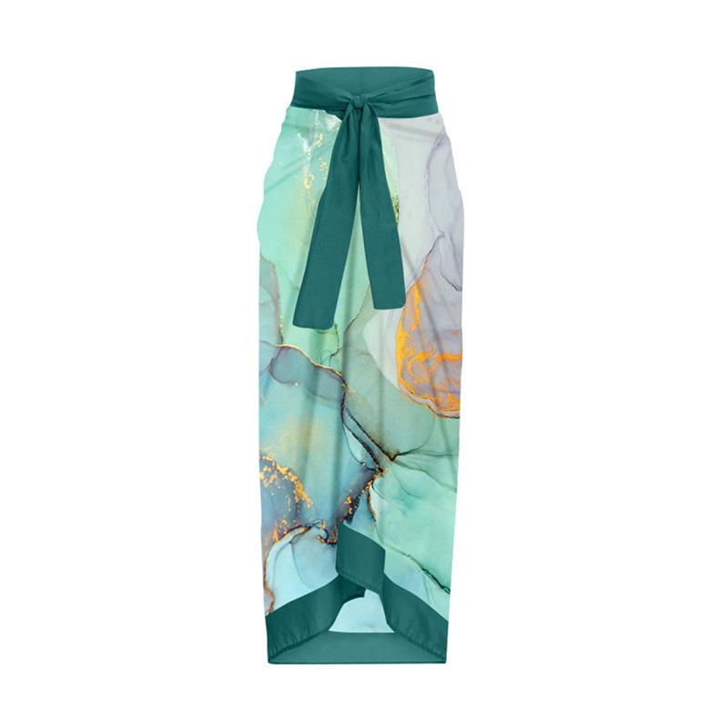 Cross-Border Holiday Style Women s Midi Skirt One-Piece Tie-Up Beach Dress One Size зелений
Cross-Border Holiday Style Women s Midi Skirt One-Piece Tie-Up Beach Dress One Size зелений