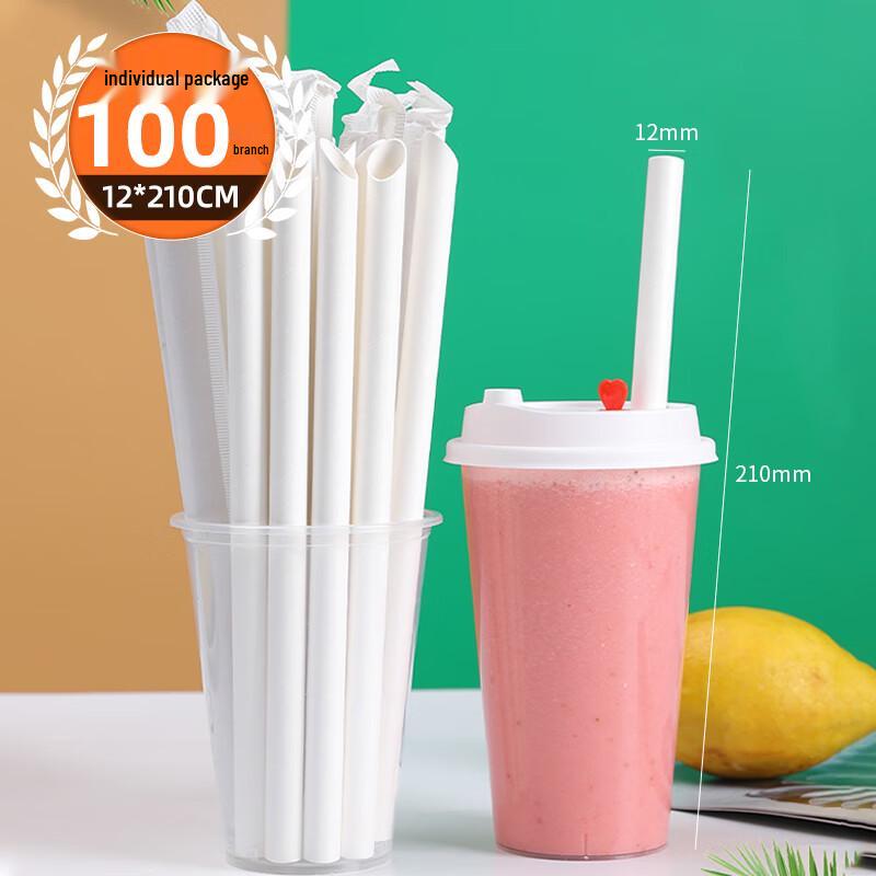 Individually Wrapped Paper Thick Drinking Straws
Individually Wrapped Paper Thick Drinking Straws