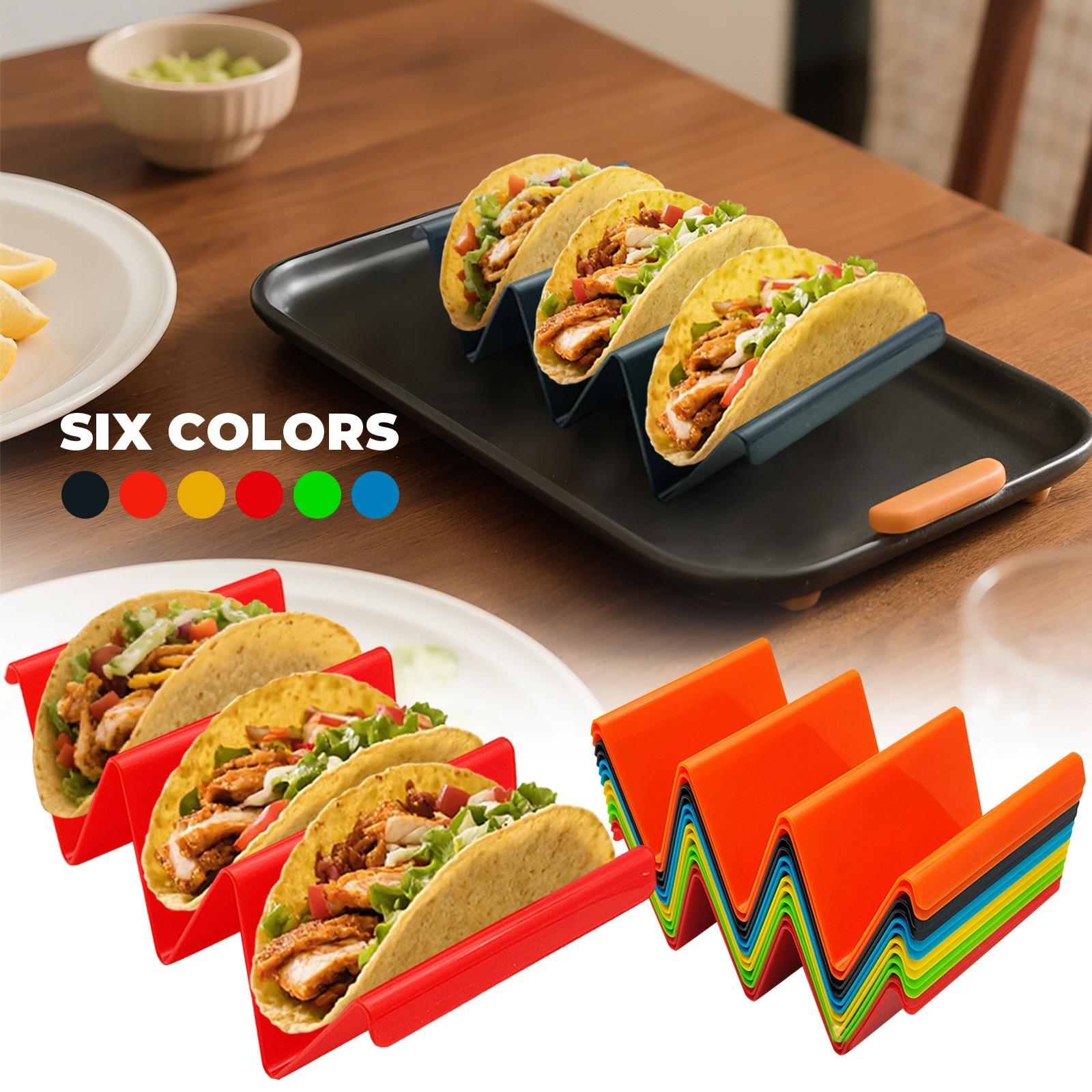Красочный держатель для тако (Набор из 6) Подставка для тако, хот-догов и печенья One Size
Красочный держатель для тако (Набор из 6) Подставка для тако, хот-догов и печенья One Size