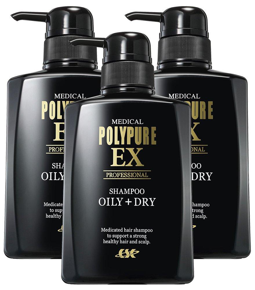 Polypure EX Scalp Shampoo Набор из 3 лечебных шампуней 350 мл Квази-лекарство для мужчин/женщин
Polypure EX Scalp Shampoo Набор из 3 лечебных шампуней 350 мл Квази-лекарство для мужчин/женщин