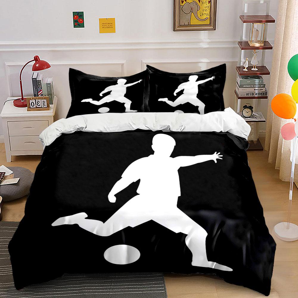 Soccer players with ball. Bedding sets Duvet cover sets Duvet covers Pillowcases(1 * Duvet Cover 2 * Pillowcases, without duvet insert) 135x200cm
Soccer players with ball. Bedding sets Duvet cover sets Duvet covers Pillowcases(1 * Duvet Cover 2 * Pillowcases, without duvet insert) 135x200cm