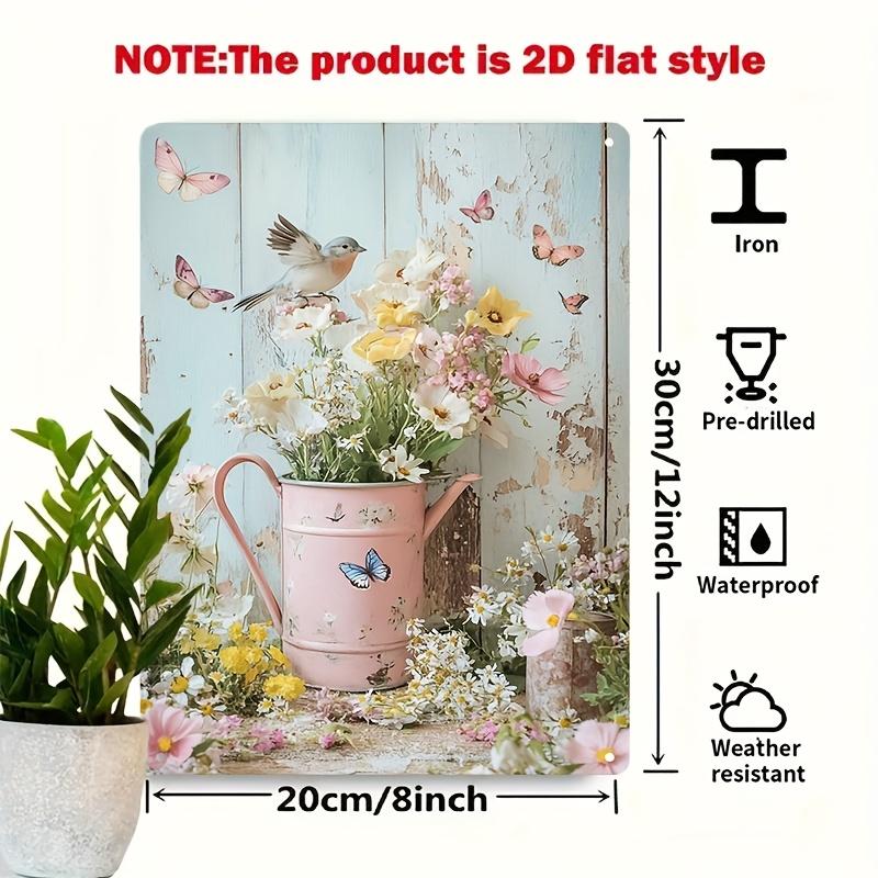 Vintage Rustic Iron D Flat PreDrilled Floral Bird xcm Decorative Sign Waterproof Home Kitchen Bar Wall Decor 20x30cm(7.8x11.8inch)
Vintage Rustic Iron D Flat PreDrilled Floral Bird xcm Decorative Sign Waterproof Home Kitchen Bar Wall Decor 20x30cm(7.8x11.8inch)