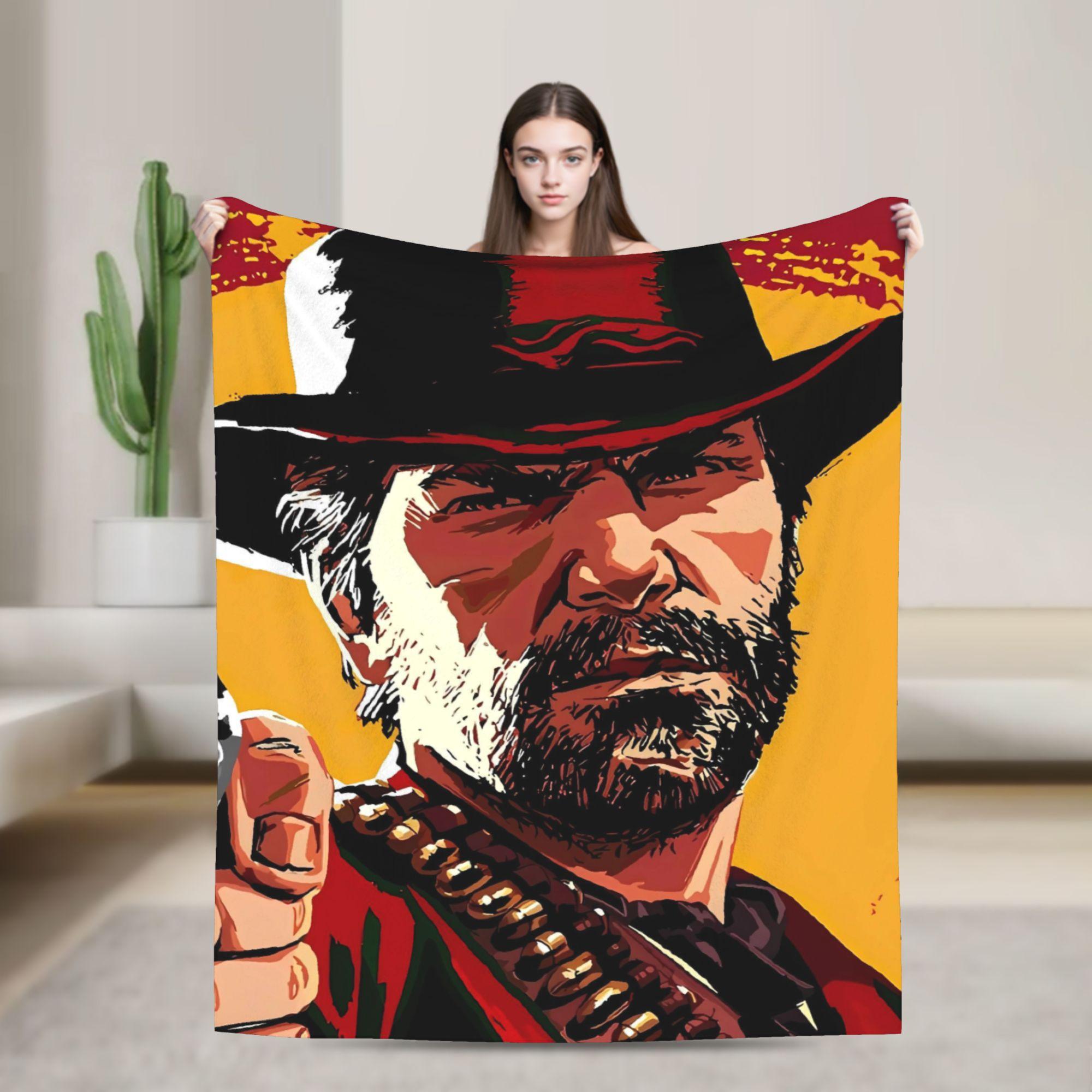 Артур Морган RDR 2 Західний Ковбойська Гра Ковдра М яка Зручна Плюшева Постільна Білизна Пледи Для Дивана Ліжка Пікніка Фланелева Покривало Ліжко 30x40in
Артур Морган RDR 2 Західний Ковбойська Гра Ковдра М яка Зручна Плюшева Постільна Білизна Пледи Для Дивана Ліжка Пікніка Фланелева Покривало Ліжко 30x40in