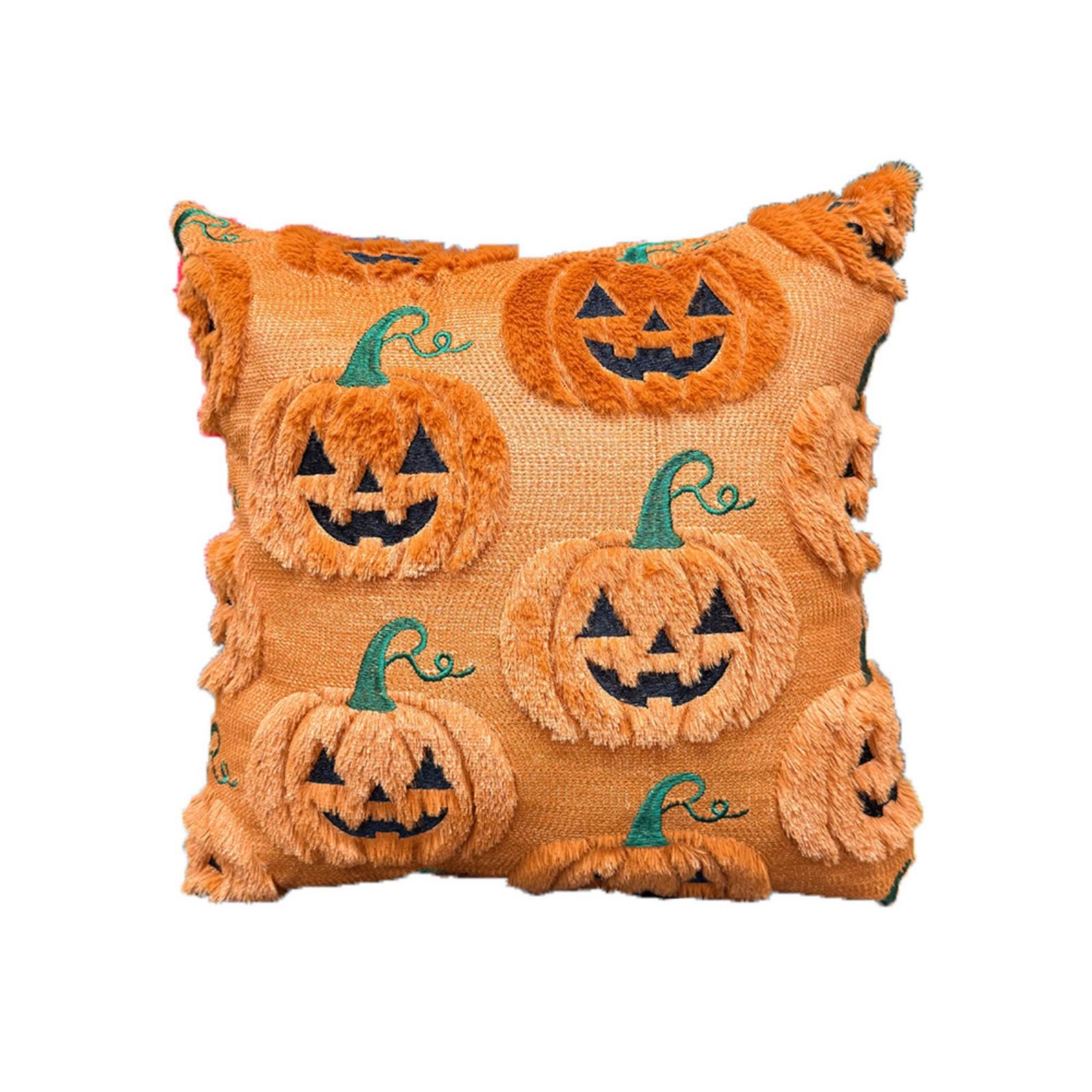 17 71in Plush Decorative Pillow Cover with PV Velvet Embroidered 3D Pumpkin Pattern Hidden Zipper Design for Sofa Bedroom Home Decoration one size
17 71in Plush Decorative Pillow Cover with PV Velvet Embroidered 3D Pumpkin Pattern Hidden Zipper Design for Sofa Bedroom Home Decoration one size