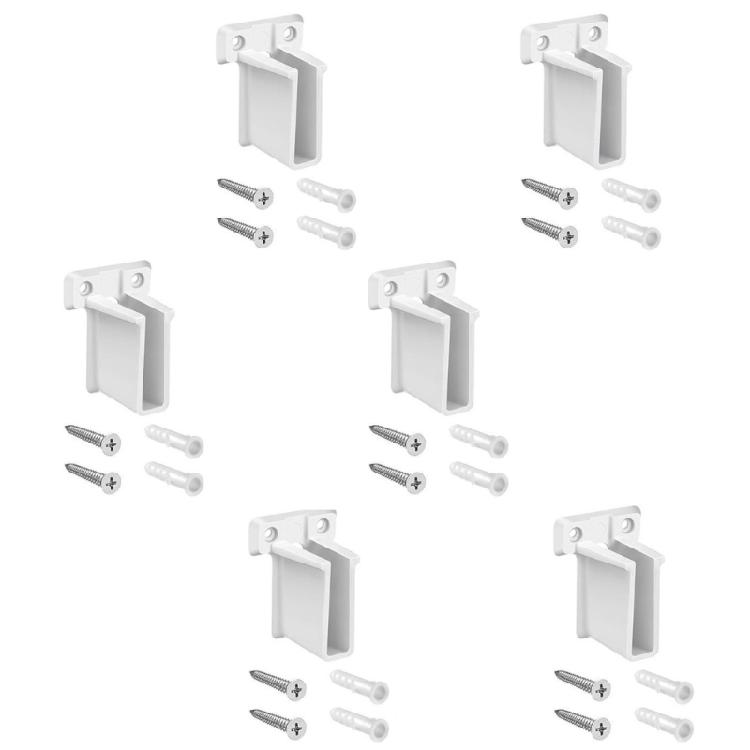 6Pcs Practical Corner Brackets Sturdy Plastic Shelf Supports for Wire Racks Wall Mount Set With Mounting Screws 1
6Pcs Practical Corner Brackets Sturdy Plastic Shelf Supports for Wire Racks Wall Mount Set With Mounting Screws 1