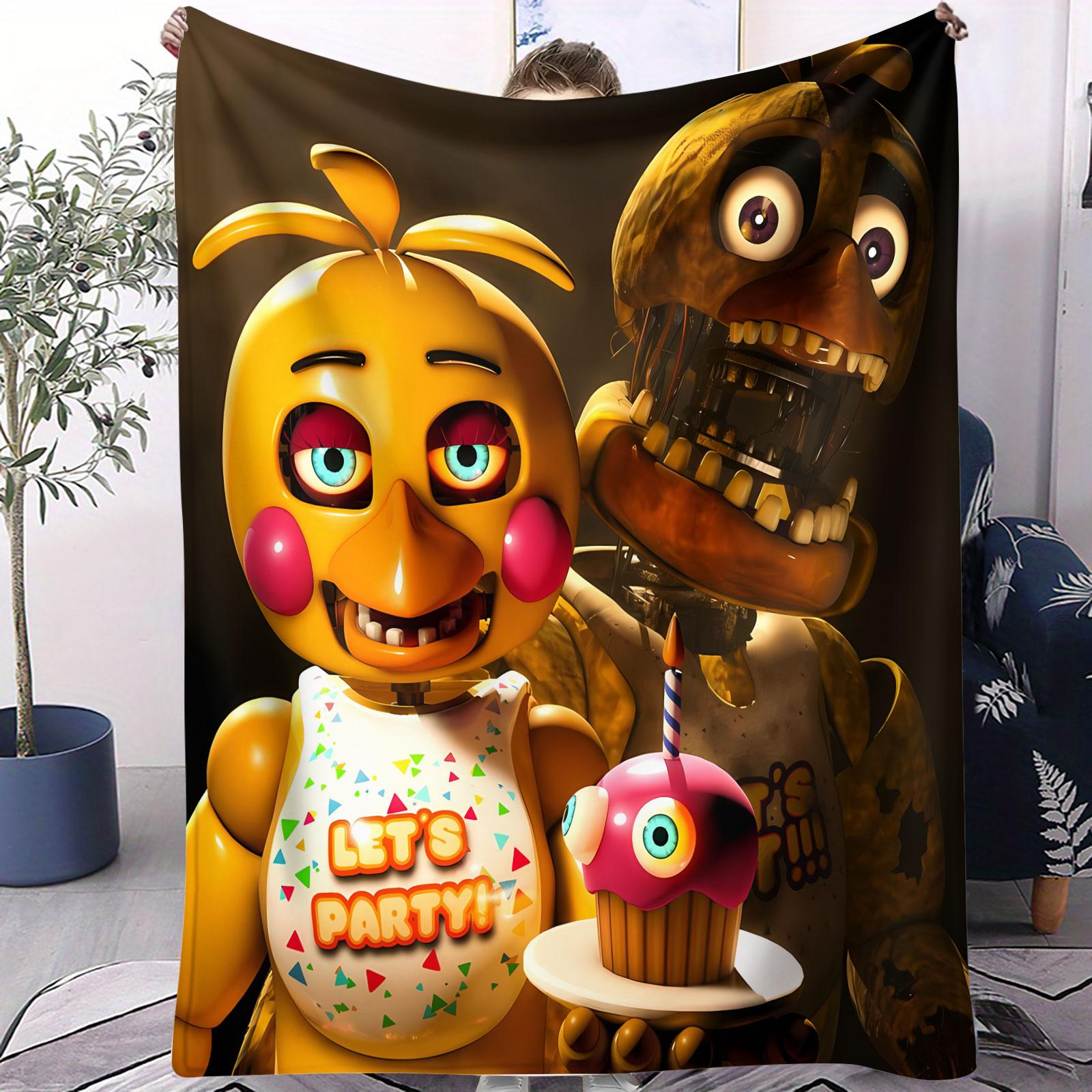 FNAF Original Four-Panel Flannel Blanket Soft Warm Skin-Friendly Nap Throw For Office Home Sofa Bed Cover Travel Camping Gift 75x90cm
FNAF Original Four-Panel Flannel Blanket Soft Warm Skin-Friendly Nap Throw For Office Home Sofa Bed Cover Travel Camping Gift 75x90cm
