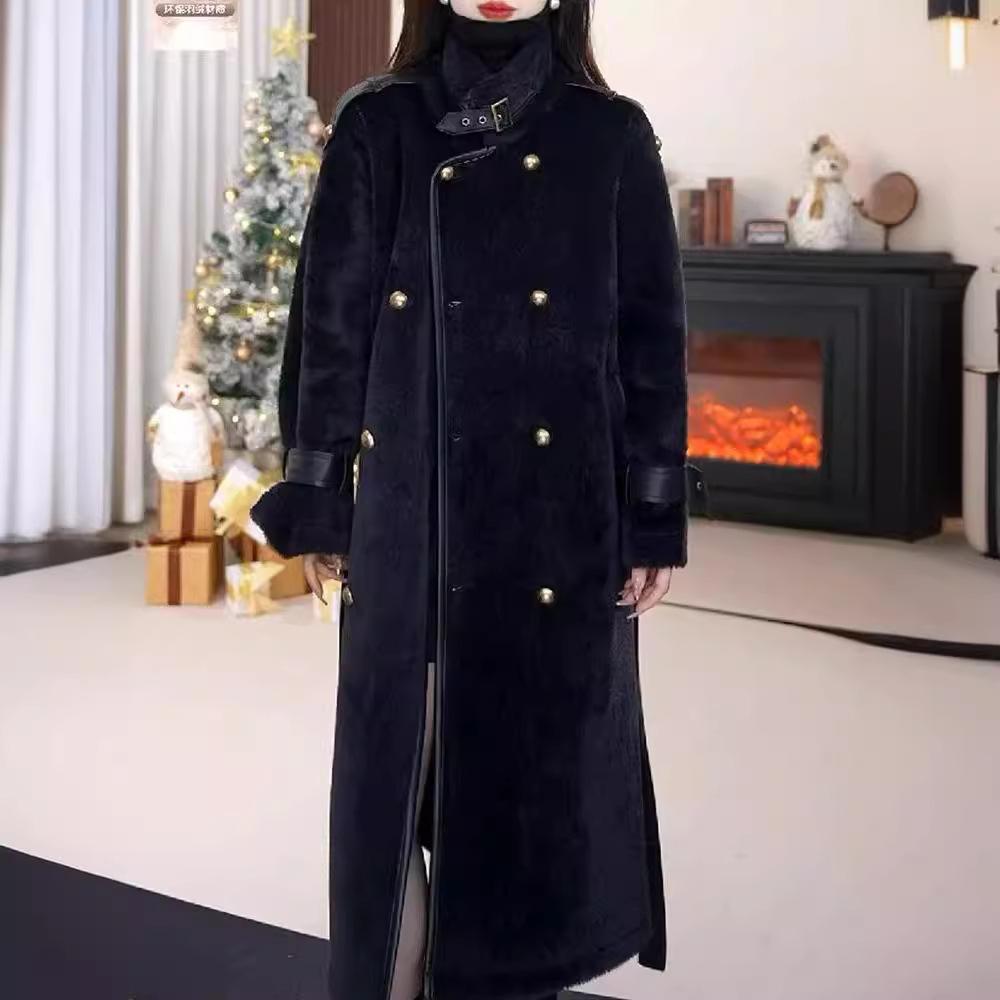 Воротник-стойка с поясом, Роскошное средней длины пальто из искусственного меха для женщин, Зима 2025, Новинка, Теплое пальто из искусственного меха норки One size fits all
Воротник-стойка с поясом, Роскошное средней длины пальто из искусственного меха для женщин, Зима 2025, Новинка, Теплое пальто из искусственного меха норки One size fits all