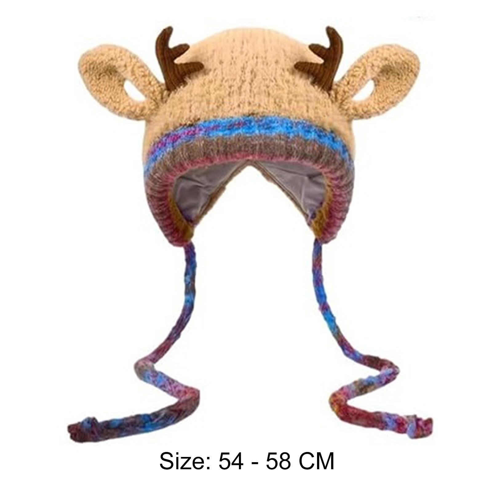 2 In 1 Cute Thick Plush Knitted Hat Girls Winter Warm Ear Protection Beanies Hat Winter Women Comfortable Horn Pullover Hats
2 In 1 Cute Thick Plush Knitted Hat Girls Winter Warm Ear Protection Beanies Hat Winter Women Comfortable Horn Pullover Hats