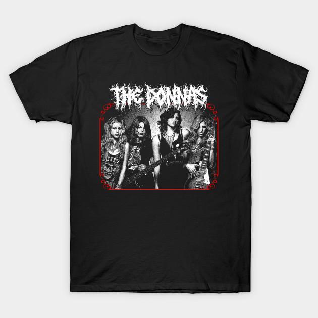 Men Black Print T-shirt The Donnas Metal Style No-Cut Transfer Paper Print Cotton Tshirt M
Men Black Print T-shirt The Donnas Metal Style No-Cut Transfer Paper Print Cotton Tshirt M