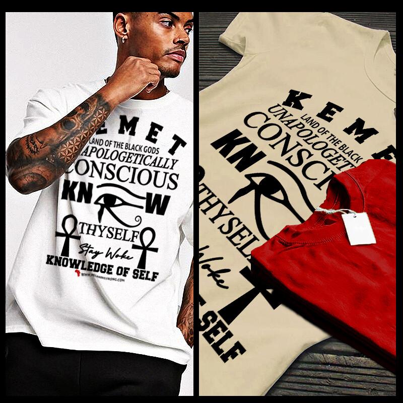 Kemet T-shirt Black History Month Consciousness Self Knowledge African Pride Tee S
Kemet T-shirt Black History Month Consciousness Self Knowledge African Pride Tee S