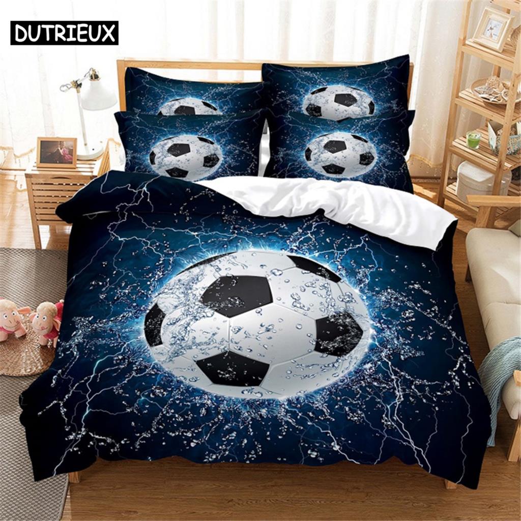 3D Football Bedding Set Queen Bedding Duvet Cover Set Bedding Set Bed Cover Cotton Queen Bedroom Bed Cover Set Bed Set Bedding EU single(135x200cm)&set
3D Football Bedding Set Queen Bedding Duvet Cover Set Bedding Set Bed Cover Cotton Queen Bedroom Bed Cover Set Bed Set Bedding EU single(135x200cm)&set