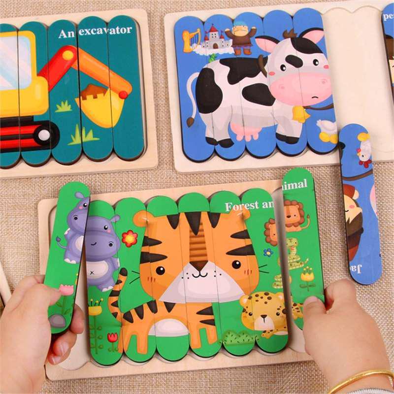 Creative Wooden Strip Puzzle: Educational Toys for Kindergarten and Toddler Language Activities Standard
Creative Wooden Strip Puzzle: Educational Toys for Kindergarten and Toddler Language Activities Standard
