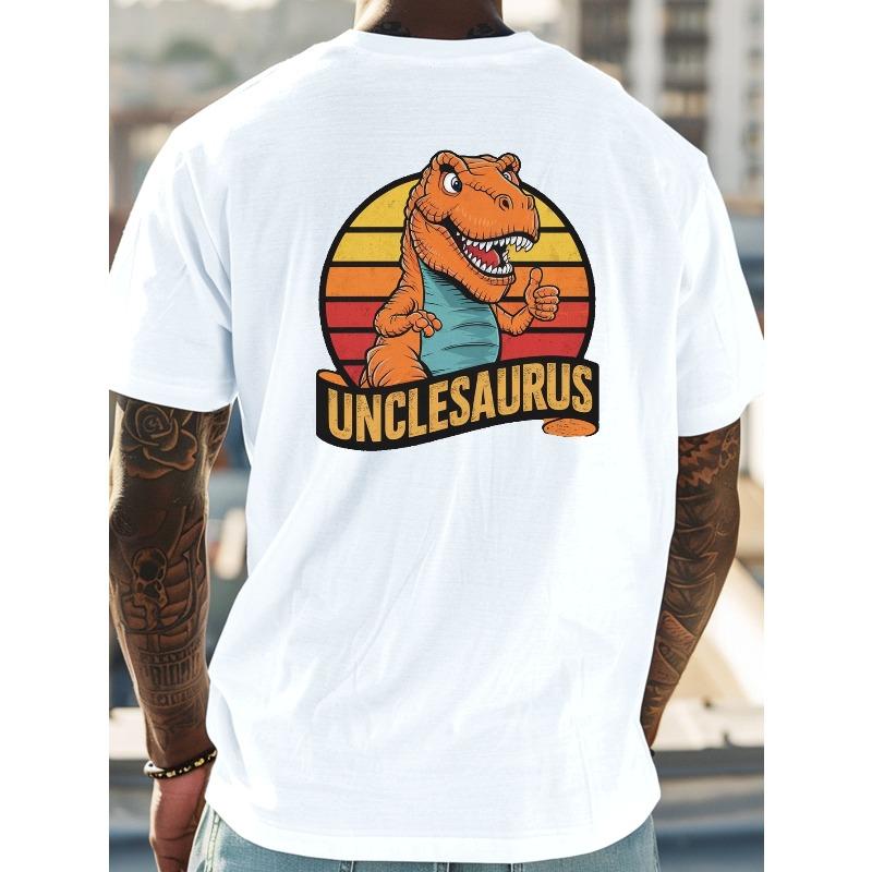 European sizes Plus Size Casual Crew Neck T-Shirt with UNCLESAURUS Graphic, Short Sleeve Geometric Pattern Tee, Slight Stretch 2XL белый
European sizes Plus Size Casual Crew Neck T-Shirt with UNCLESAURUS Graphic, Short Sleeve Geometric Pattern Tee, Slight Stretch 2XL белый