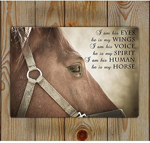 LINQWkk Tin Sign Horse Equine Funny Novelty Metal Sign Retro Wall Decor for Home Bars Restaurants Cafes Pubs Club Signaluminum 20x30cm(7.8x11.8inch)
LINQWkk Tin Sign Horse Equine Funny Novelty Metal Sign Retro Wall Decor for Home Bars Restaurants Cafes Pubs Club Signaluminum 20x30cm(7.8x11.8inch)