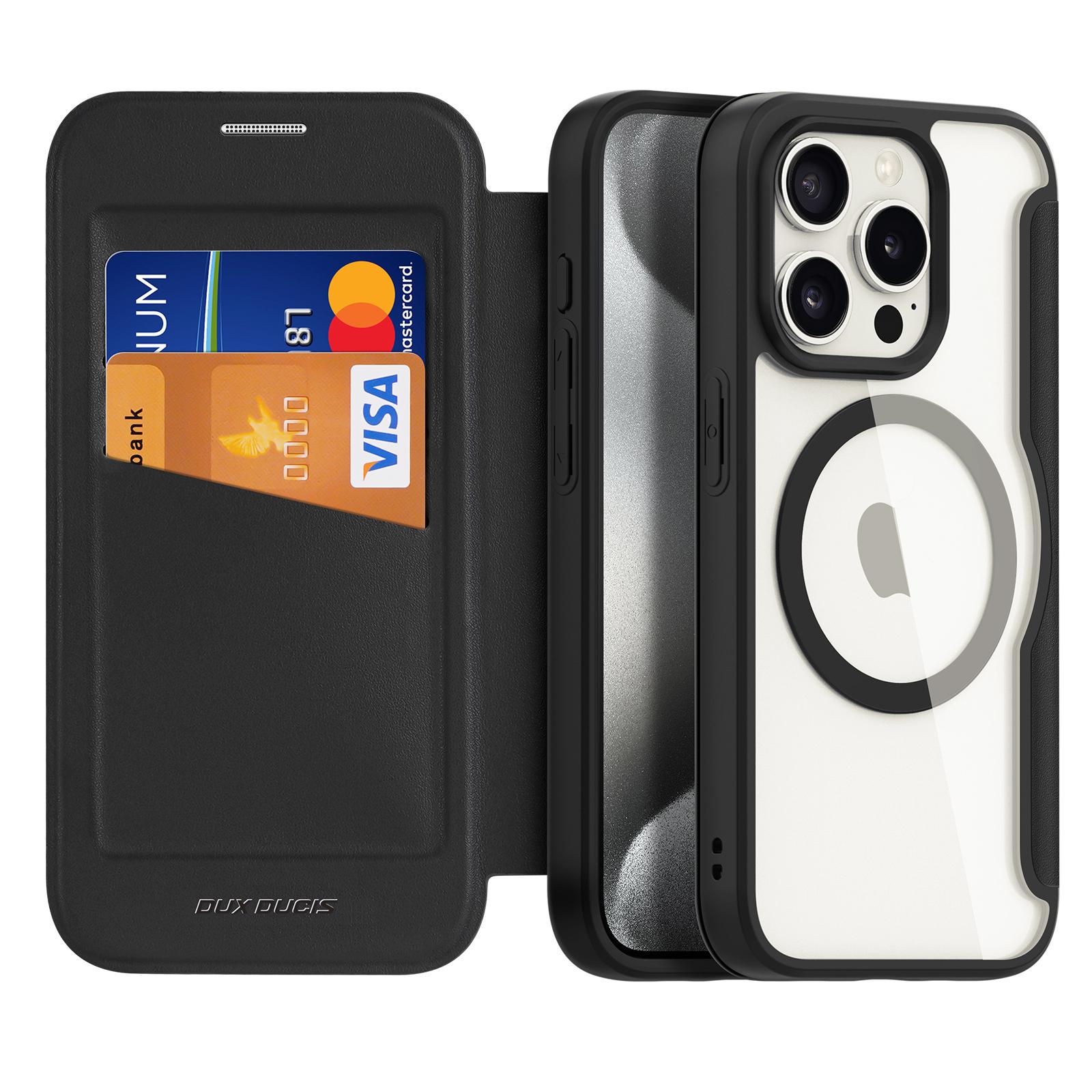 For iPhone 15 Pro Leather Case DUX DUCIS Skin X Pro Series Flip Cover Compatible with MagSafe Blue
For iPhone 15 Pro Leather Case DUX DUCIS Skin X Pro Series Flip Cover Compatible with MagSafe Blue