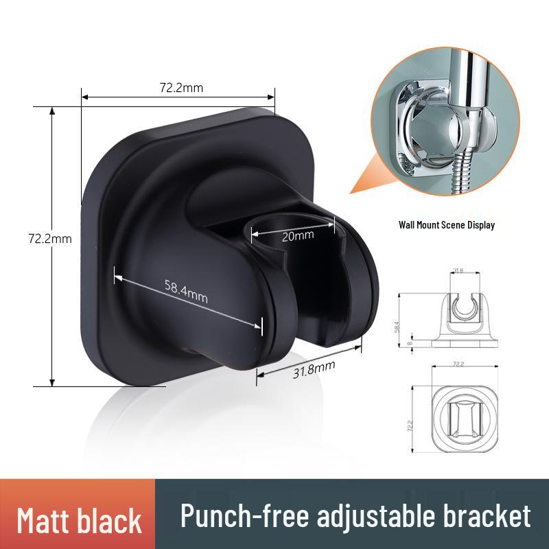 Adjustable No-Drill Handheld Shower Head Holder & Mount
Adjustable No-Drill Handheld Shower Head Holder & Mount