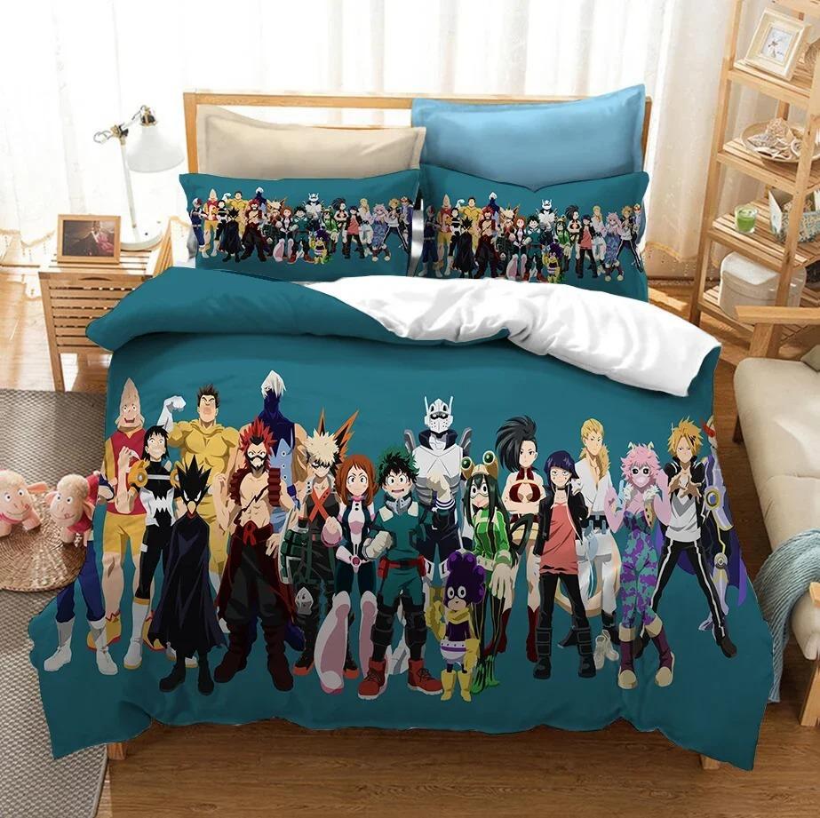 Stylish Soft 3D Printed Japan Anime My Hero Academia Covers With Pillowcases Bedclothes Bed Polyester Home Textile Quilt Comforter (quilt)-EU Single(135*200cm)3pcs
Stylish Soft 3D Printed Japan Anime My Hero Academia Covers With Pillowcases Bedclothes Bed Polyester Home Textile Quilt Comforter (quilt)-EU Single(135*200cm)3pcs