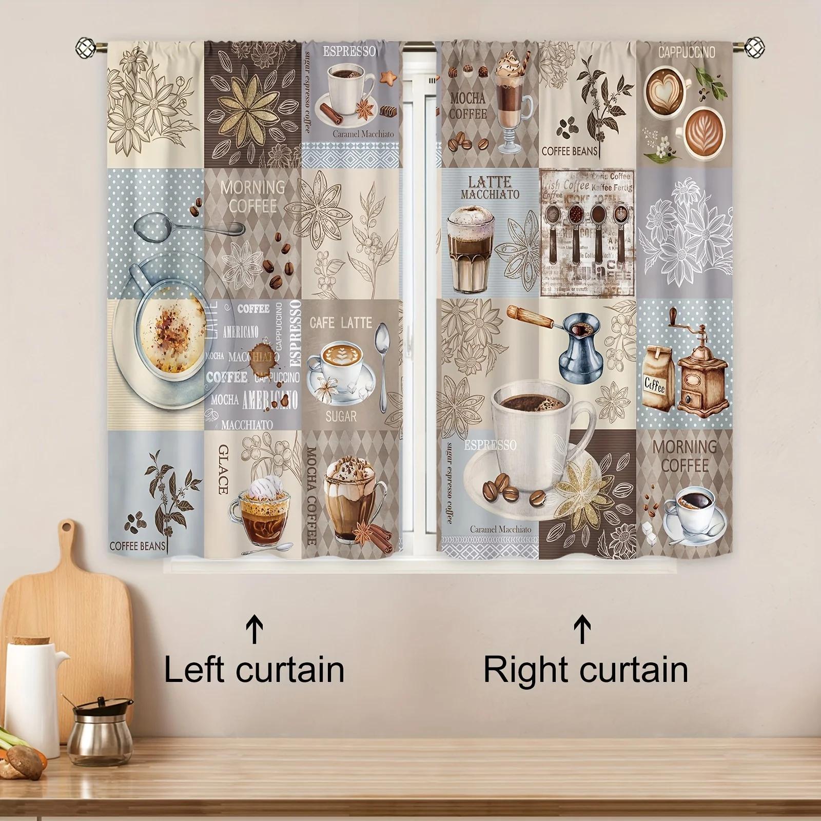 Набор из 2 панелей, Винтажные шторы с кулиской для кафе, Деревенские кухонные шторы для кухонь, спален, комнат, кафе, гостиной, украшение дома 135x183CM
Набор из 2 панелей, Винтажные шторы с кулиской для кафе, Деревенские кухонные шторы для кухонь, спален, комнат, кафе, гостиной, украшение дома 135x183CM