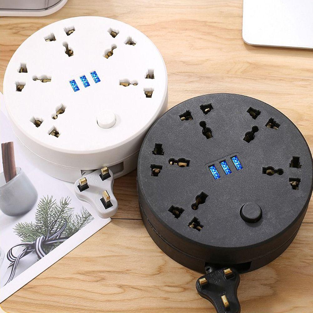 Universal Power Extension Board Circular Socket Adapter with Long Cable Electric Accessories White EU
Universal Power Extension Board Circular Socket Adapter with Long Cable Electric Accessories White EU