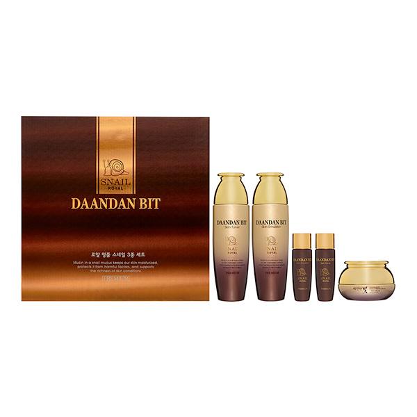 Набор для лица с муцином улитки: Тонер , Эмульсия, Крем DAANDAN BIT ROYAL PREMIUM SNAIL 3SET 150мл+150мл+50мл+30мл+30мл
Набор для лица с муцином улитки: Тонер , Эмульсия, Крем DAANDAN BIT ROYAL PREMIUM SNAIL 3SET 150мл+150мл+50мл+30мл+30мл