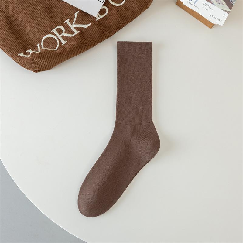 Чоловічі весняно-осінні шкарпетки до середини гомілки, бавовняні, що вбирають піт і запобігають запаху, повсякденні та універсальні білі довгі шкарпетки 1 pair кавовий
Чоловічі весняно-осінні шкарпетки до середини гомілки, бавовняні, що вбирають піт і запобігають запаху, повсякденні та універсальні білі довгі шкарпетки 1 pair кавовий