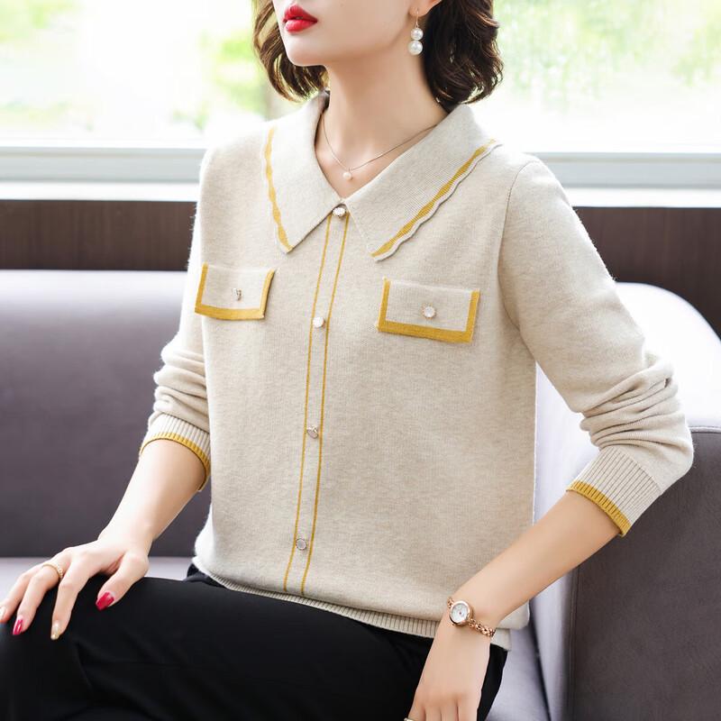 Элегантный вязаный топ с лацканами для женщин среднего возраста 2XL
Элегантный вязаный топ с лацканами для женщин среднего возраста 2XL