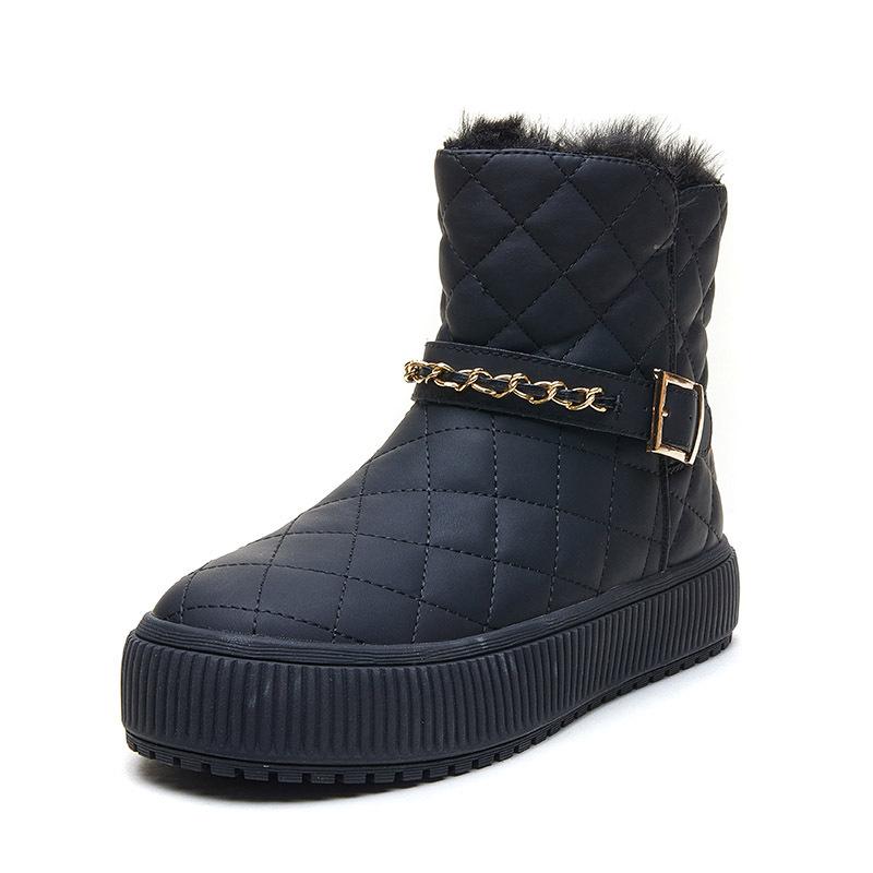 Женские высокие кеды на толстой хлопковой подошве 4 см, зимние бархатные хлопковые ботинки с боковой молнией, теплая зимняя обувь для ношения на северо-востоке 40
Женские высокие кеды на толстой хлопковой подошве 4 см, зимние бархатные хлопковые ботинки с боковой молнией, теплая зимняя обувь для ношения на северо-востоке 40