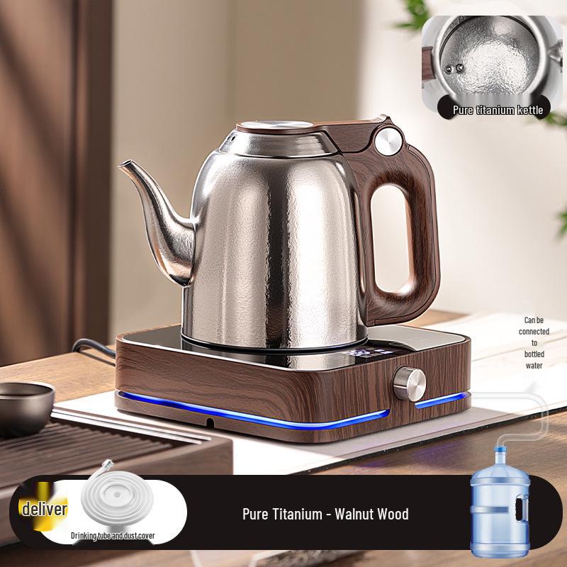 Automatic Titanium Electric Kettle & Tea Table: Keeps Water at Perfect Brewing Temperature
Automatic Titanium Electric Kettle & Tea Table: Keeps Water at Perfect Brewing Temperature