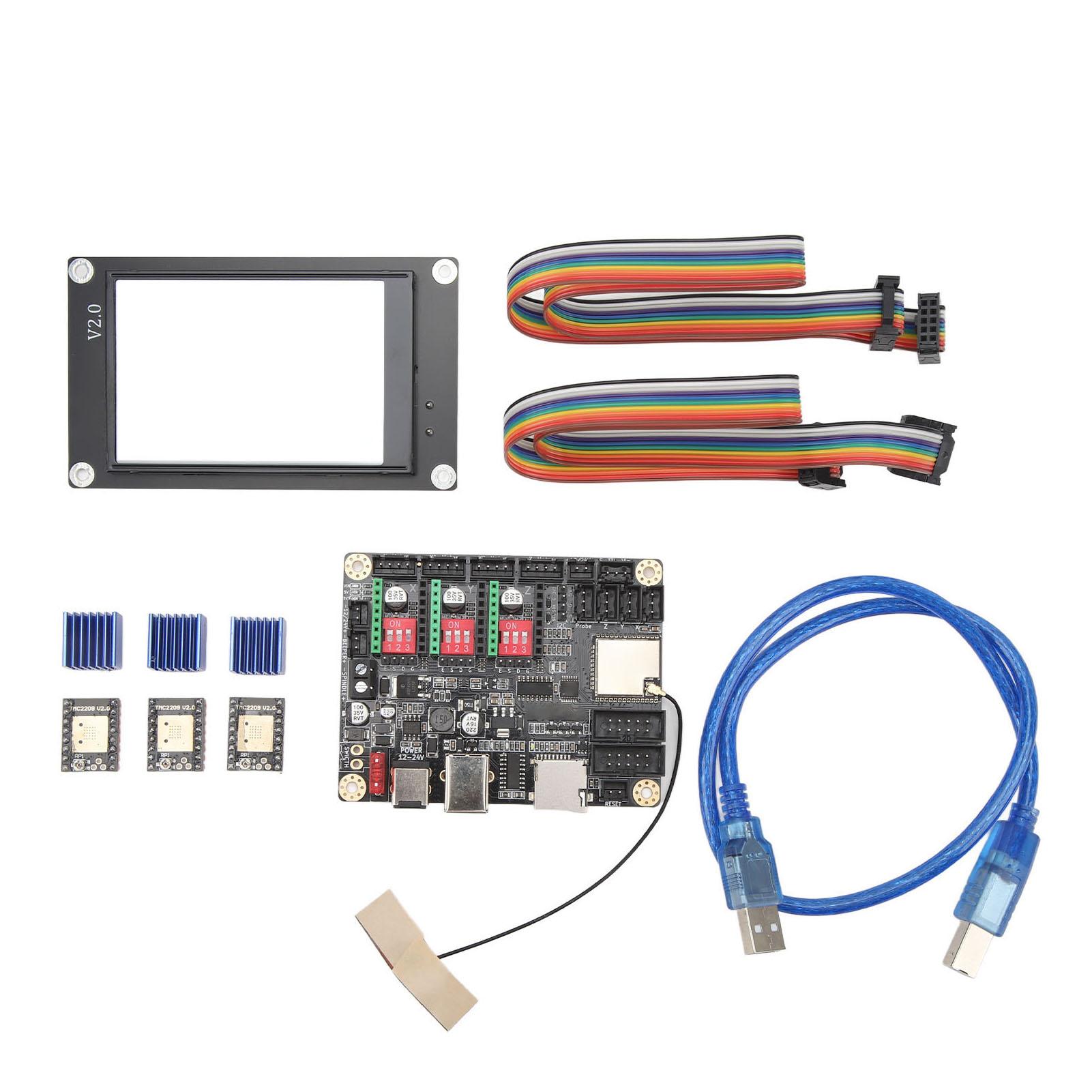 3D Printer Motherboard Kit Laser Engraver Control Board 32bit Wifi 3.5in Touch Screen Stepper Motor
3D Printer Motherboard Kit Laser Engraver Control Board 32bit Wifi 3.5in Touch Screen Stepper Motor