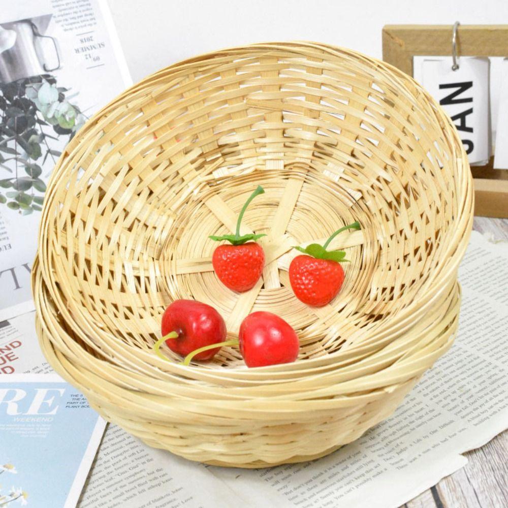 Household Rattan Woven Serving Baskets Cake Dim Sum Tray Restaurant Serving Tabletop Display Style 7 20*6cm
Household Rattan Woven Serving Baskets Cake Dim Sum Tray Restaurant Serving Tabletop Display Style 7 20*6cm