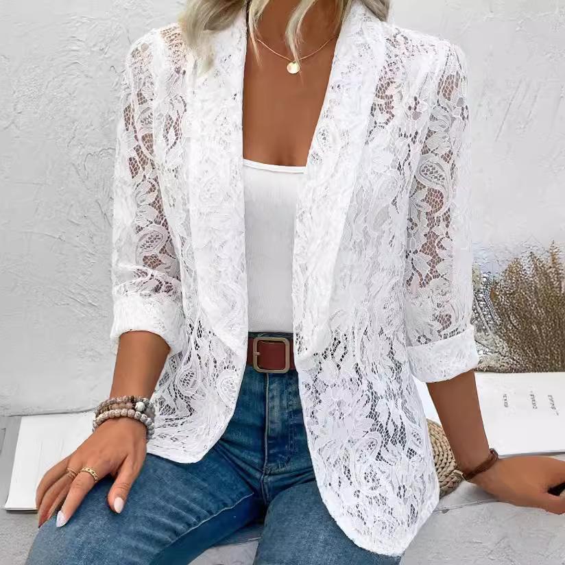 Fashion Long Sleeve Lace Women Shirt Spring Summer Loose Slim Casual Thin See Through Office Blouse Sweet Elegant Suit Cardigans XXL белый
Fashion Long Sleeve Lace Women Shirt Spring Summer Loose Slim Casual Thin See Through Office Blouse Sweet Elegant Suit Cardigans XXL белый
