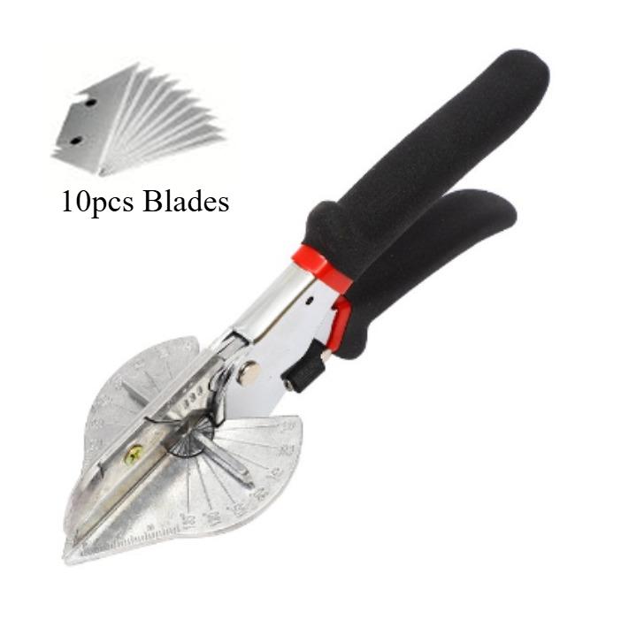 45°-90° Adjustable Angle Shear | SK5 Steel Blade Precision Cutter for Plastic Trim & Molding
45°-90° Adjustable Angle Shear | SK5 Steel Blade Precision Cutter for Plastic Trim & Molding