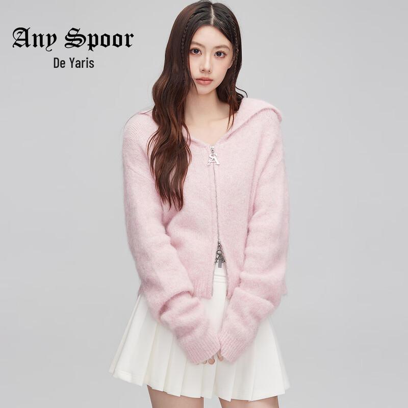 ANY SPOOR Women s Wool Blend Hooded Cardigan Sweater M
ANY SPOOR Women s Wool Blend Hooded Cardigan Sweater M