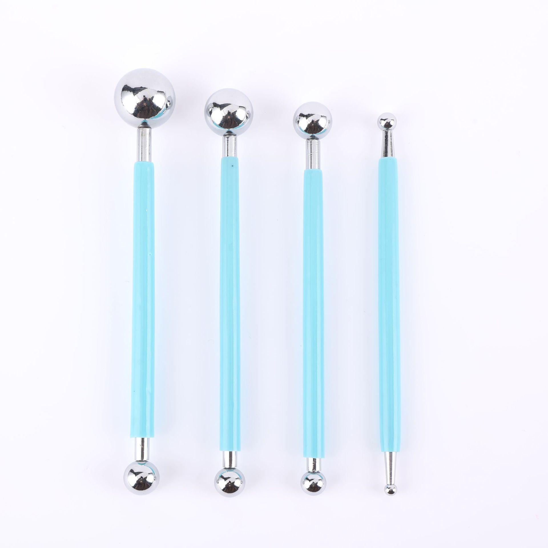 Round Head Ball Rod Set: 4-Piece DIY Polymer Clay Tool for Shaping & Eyeball Socket Indentation 12-13cm
Round Head Ball Rod Set: 4-Piece DIY Polymer Clay Tool for Shaping & Eyeball Socket Indentation 12-13cm