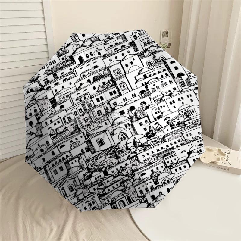 1PC Cityscape Architecture Umbrella-9-Rib Reinforced, Automatic Open, Lightweight & Durable, Cute Fashion Accessory for Outdoor-P0773
1PC Cityscape Architecture Umbrella-9-Rib Reinforced, Automatic Open, Lightweight & Durable, Cute Fashion Accessory for Outdoor-P0773