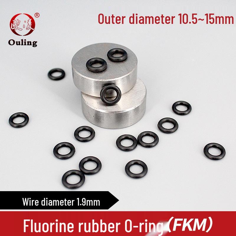 Oil-Resistant Black FKM O-ring, OD 10.5-15mm * 1.9mm Outer Diameter 10.5mm (10 pcs) Black FKM O-Ring
Oil-Resistant Black FKM O-ring, OD 10.5-15mm * 1.9mm Outer Diameter 10.5mm (10 pcs) Black FKM O-Ring