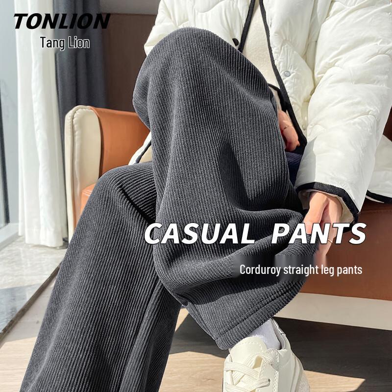 Женские утолщенные вельветовые брюки прямого кроя с широкими штанинами на флисовой подкладке TonLion XL
Женские утолщенные вельветовые брюки прямого кроя с широкими штанинами на флисовой подкладке TonLion XL